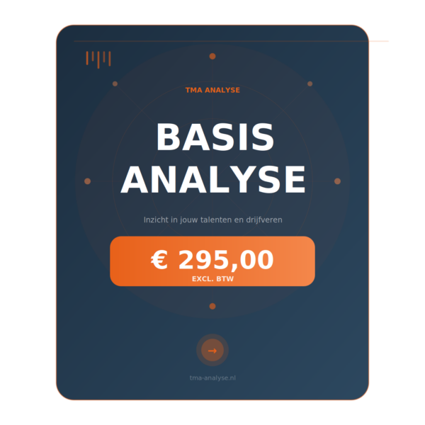 TMA Basis Analyse – € 295,00 excl. BTW